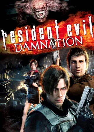 Resident Evil: Damnation (2012) — anime movie poster
