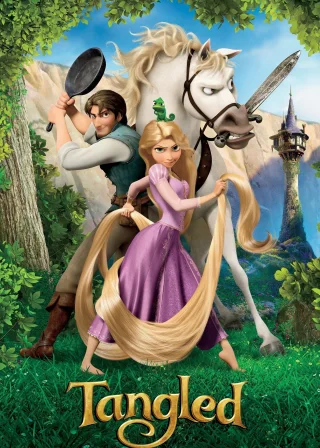 Tangled (2010) — animated movie poster