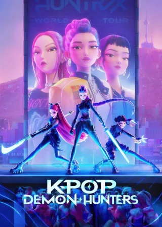 KPop Demon Hunters (2025) — animated movie poster
