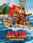 Alvin and the Chipmunks: Chipwrecked (2011) — animated movie poster