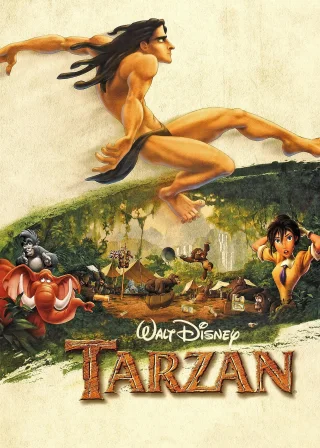 Tarzan (1999) — animated movie poster
