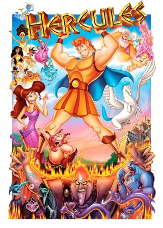 Hercules (1997) — animated movie poster