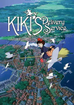 Kiki's Delivery Service (1989) — anime movie poster