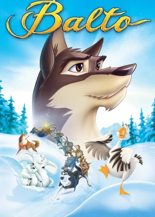 Balto (1995) — animated movie poster