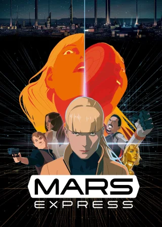 Mars Express (2023) — animated movie poster