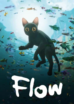 Flow (2024) — animated movie poster