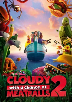 Cloudy with a Chance of Meatballs 2 (2013) — animated movie poster