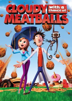 Cloudy with a Chance of Meatballs (2009) — animated movie poster