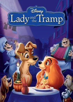 Lady and the Tramp (1955) — animated movie poster
