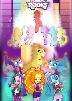 My Little Pony: Equestria Girls – Rainbow Rocks (2014) — animated movie poster