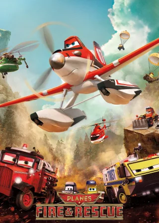 Planes: Fire & Rescue (2014) — animated movie poster