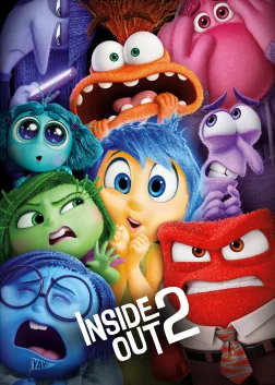 Inside Out 2 (2024) — animated movie poster