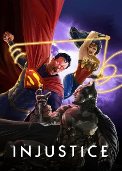 Injustice (2021) — animated movie poster