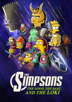 The Good, the Bart, and the Loki (2021) — animated movie poster