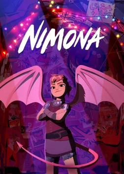 Nimona (2023) — animated movie poster