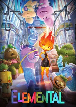 Elemental (2023) — animated movie poster