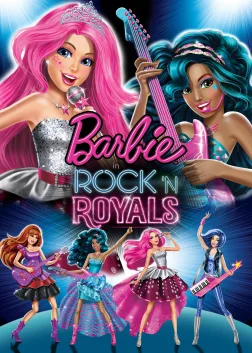 Barbie in Rock 'N Royals (2015) — animated movie poster