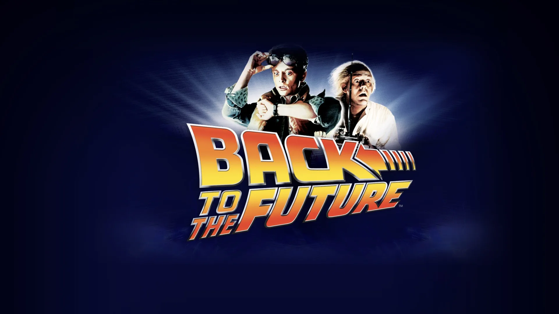 Back to the Future backdrop