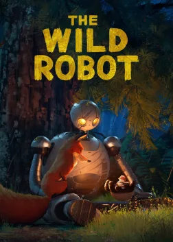 The Wild Robot (2024) — animated movie poster