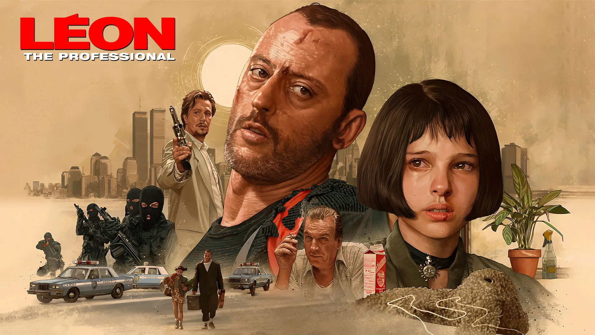 Léon: The Professional backdrop
