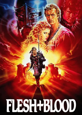 Flesh + Blood (1985) — movie poster