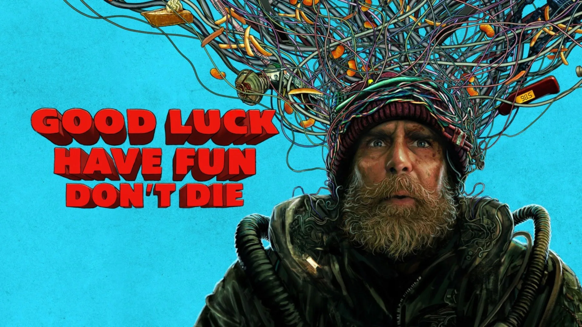 Good Luck, Have Fun, Don't Die backdrop