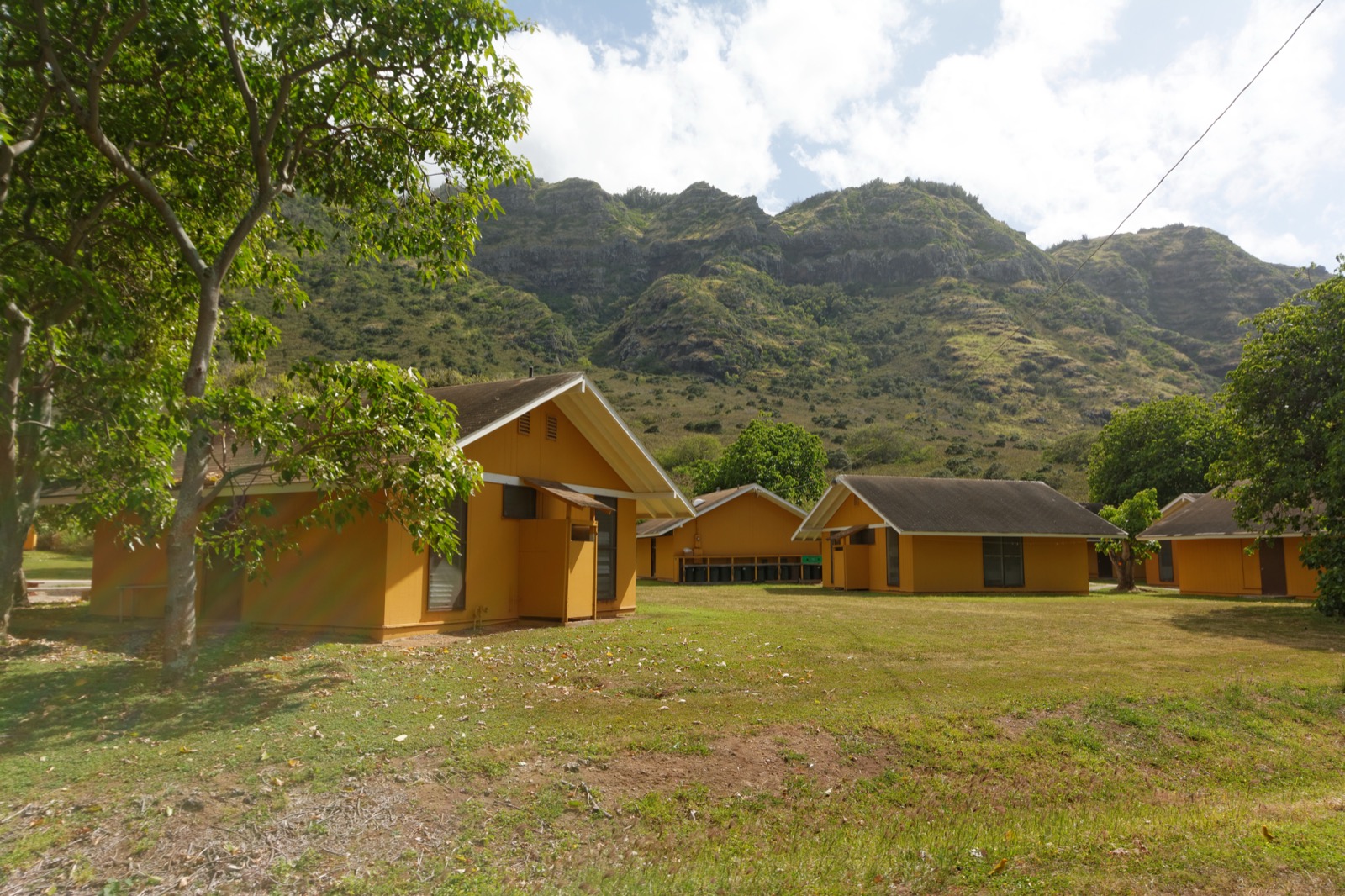 Bungalows at YMCA Camp Erdman, used for the Others’ settlement in Lost.